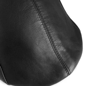Genuine Sheep Leather Flat Cap Newsboy Unisex Black