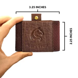 Rfid Protected Wallet Dark Brown (Unisex) Laguna Cow Leather