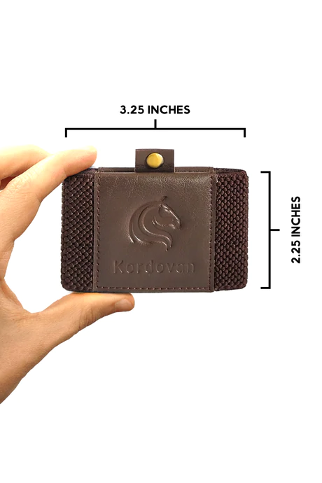 Rfid Protected Wallet Executive Brown Glazed Calf Leather