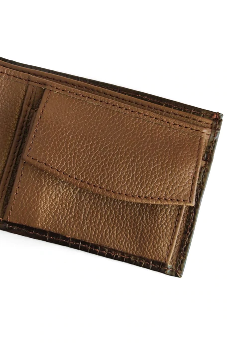 The Gator Bifold Wallet For Men Dark Brown