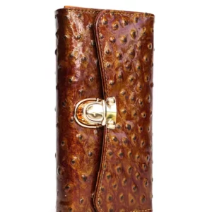 The Luxurious Ladies Clutch Wallet Candy Brown