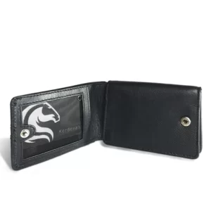 The Outset Black Bi-fold Wallet
