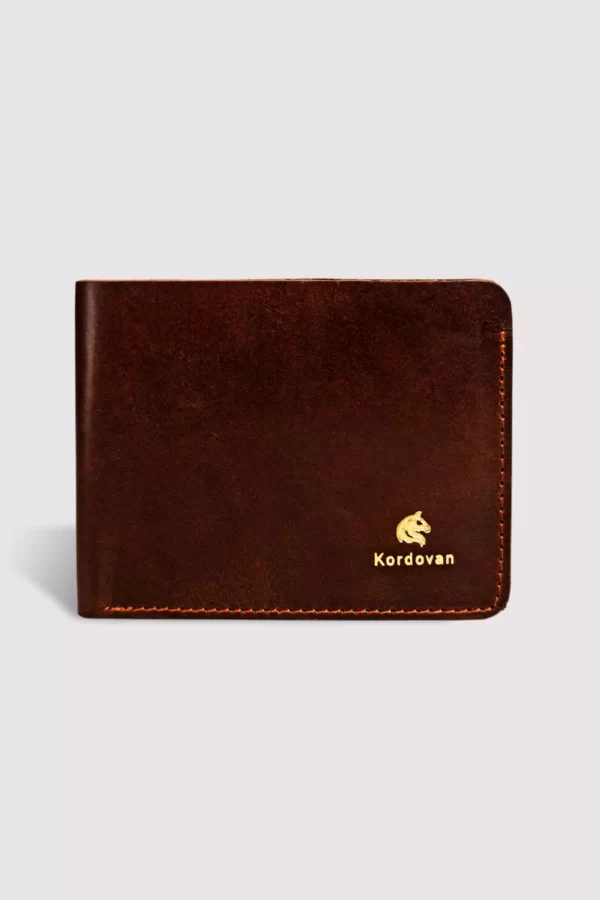 The Simple Man Premium Leather Wallet Dark Brown