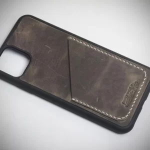 CHARCOAL GREY WALLET PHONE CASE