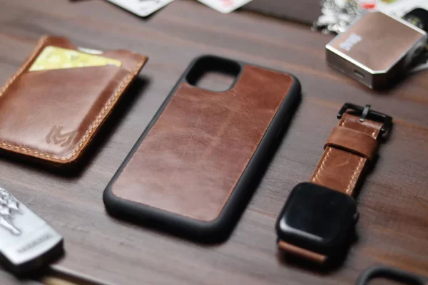 SYRUP BROWN SIMPLE IPHONE LEATHER CASE