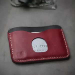 THE MINIMAL CHERRY LEATHER WALLET