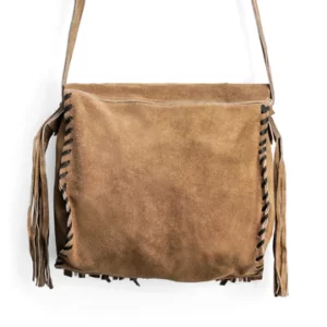 Tribal Native American Crossbody Bag Light Brown