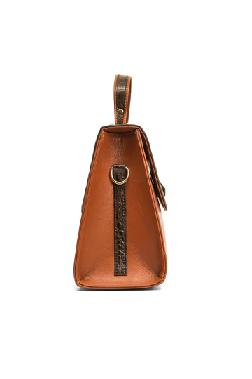 Sophie Party Brown Leather Purse